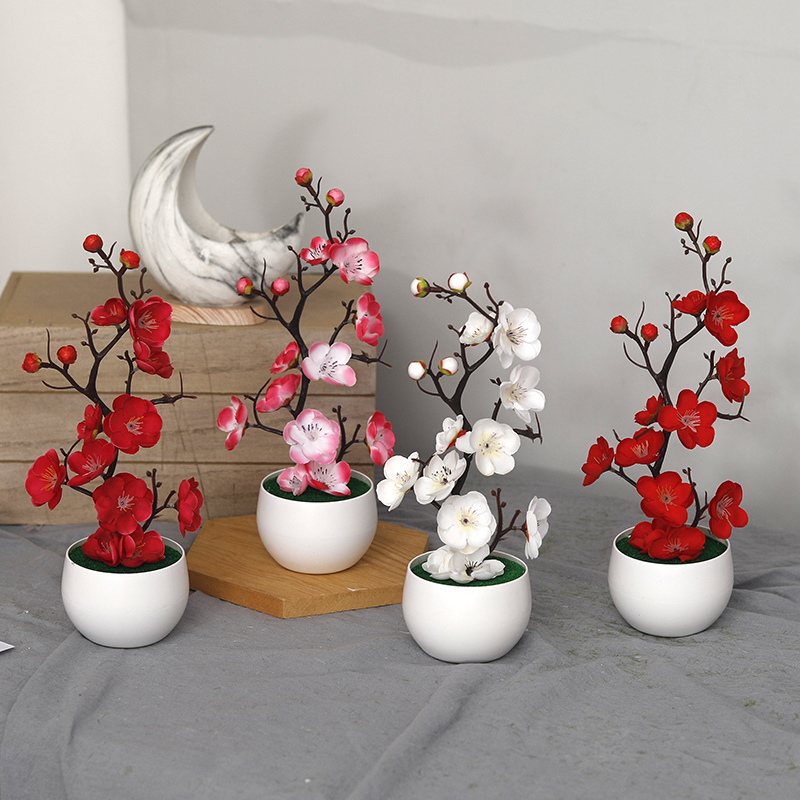 Bonsai Garden Wall - Fausses Branches de pin PE vertes