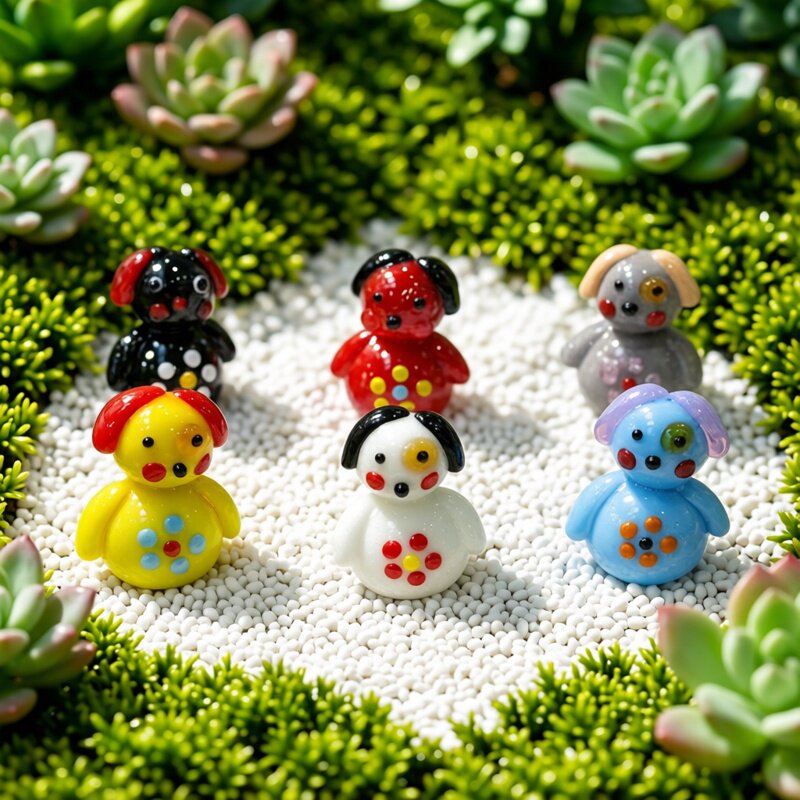 Bonsai Garden Japan - Artisanal Figurine de chien en verre