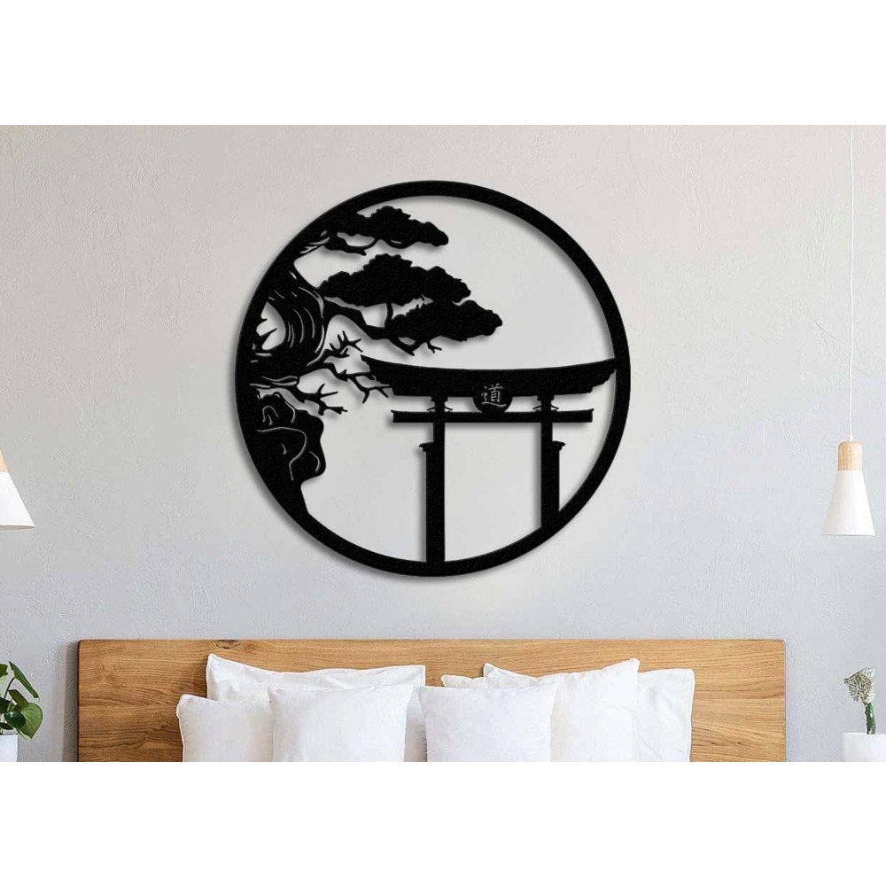 Bonsai Garden Wall - Décoration murale en métal en forme