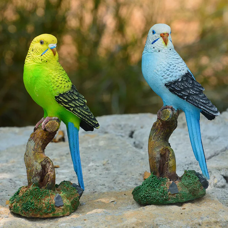 Statue de perroquet en résine, - Bonsai Garden Wall avis et prix