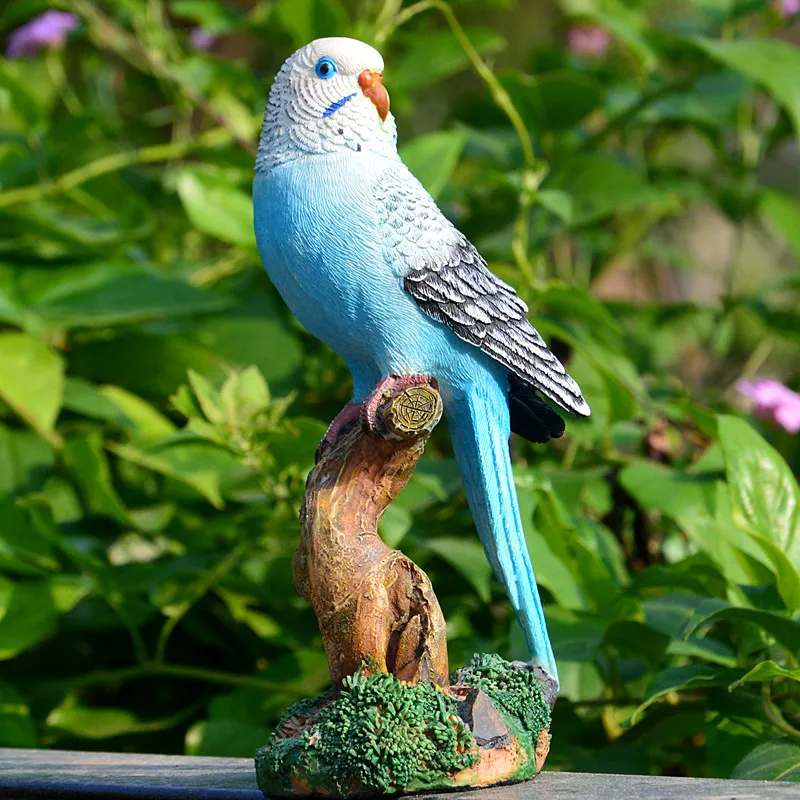 Statue de perroquet en résine, - Bonsai Garden Wall avis et prix