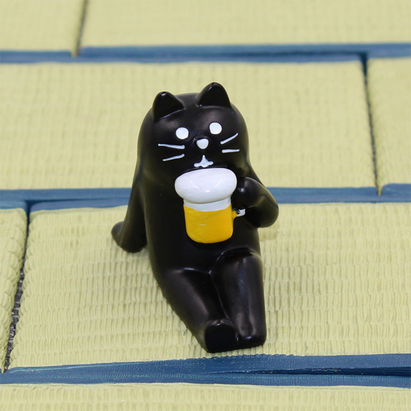 Decole chat noir ours hérisson - Bonsai Garden Japan avis et prix