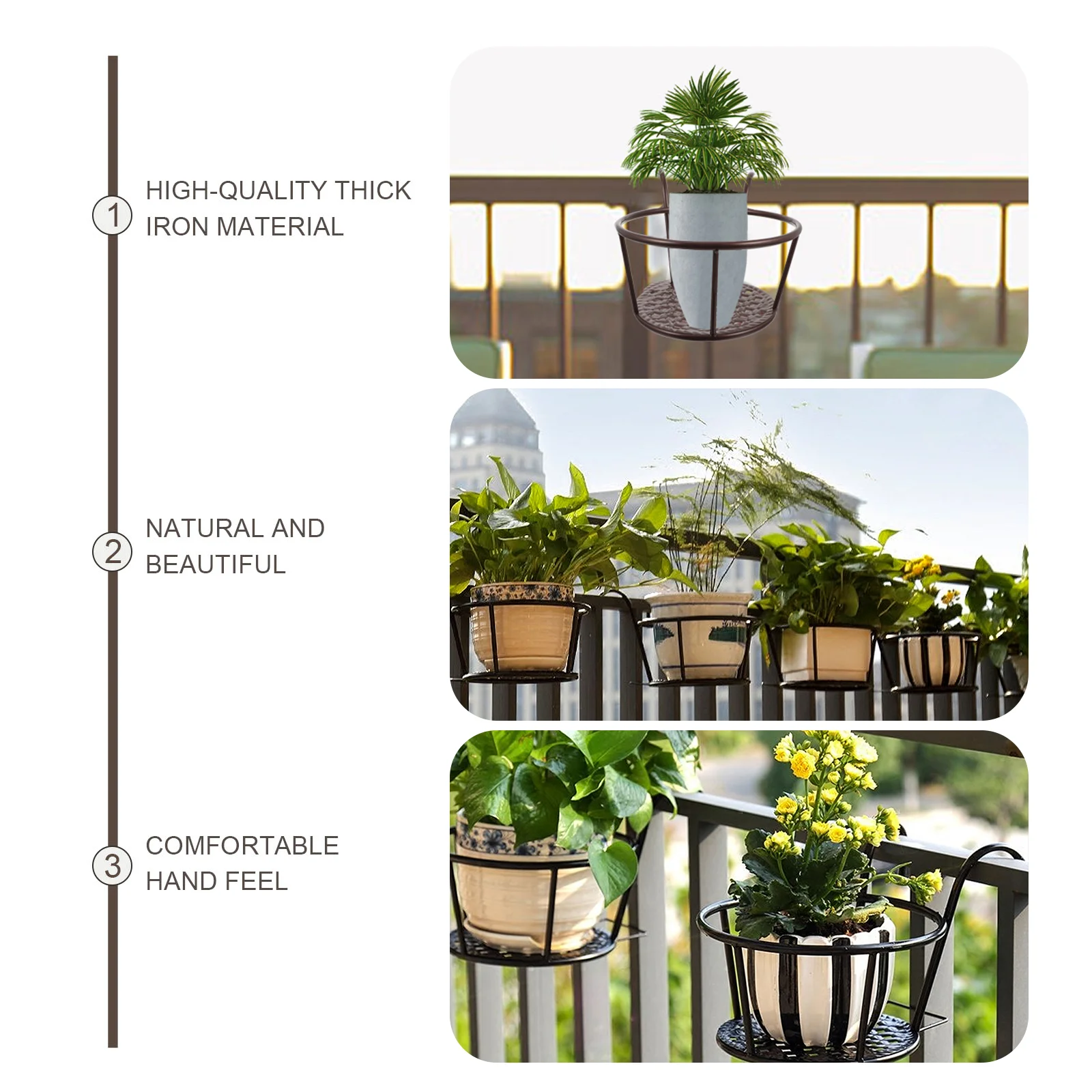 Support de Pot de fleur en fer - Bonsai Garden Wall avis et prix