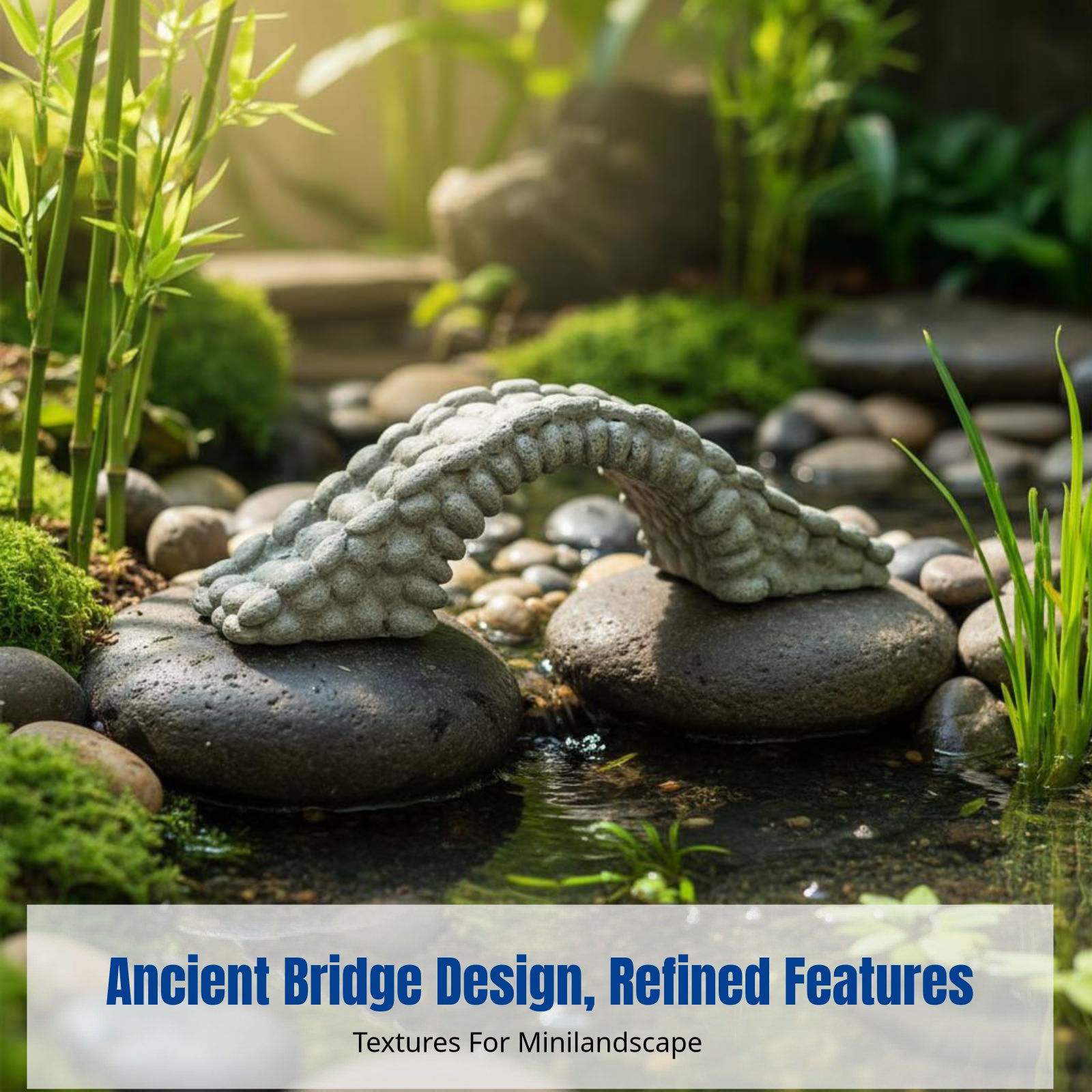 Mini-pont en résine pour décor - Bonsai Garden China avis et prix